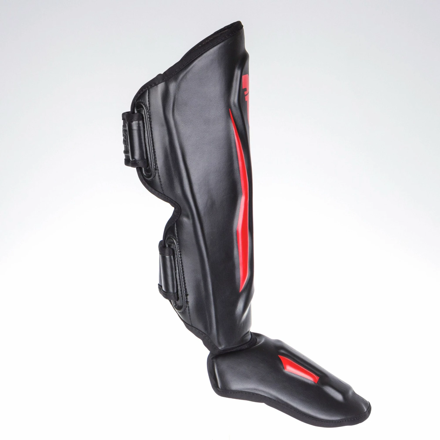 Fighter Shinguards Thai Ergo - Black/red, FSG-004BR 8 Fighter Shinguards Thai Ergo - Black/red, FSG-004BR - Image 6
