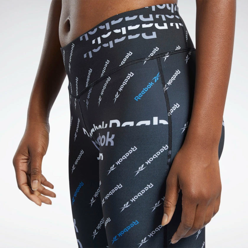 Reebok Workout Ready Allover Print Tights, FK6865 4 Reebok Workout Ready Allover Print Tights, FK6865 - Image 2