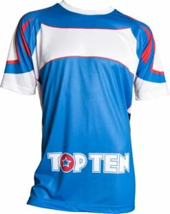 Top Ten Training Tee - Blue/white, 1614-61