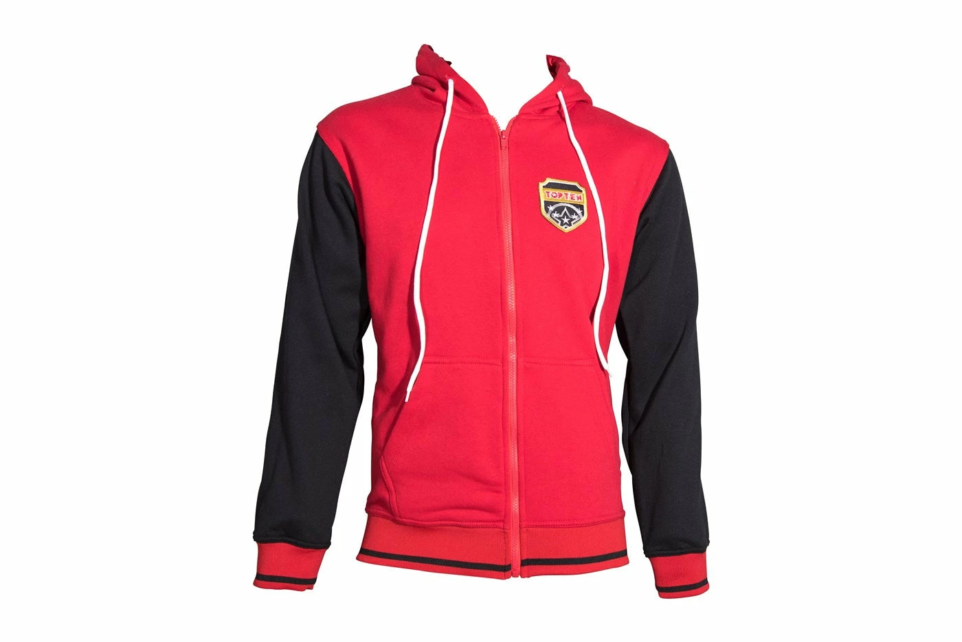 Hooded Jacket TOP TEN Coat Of Arms - Red/black, 19111-49 3 Hooded Jacket TOP TEN Coat Of Arms - Red/black, 19111-49
