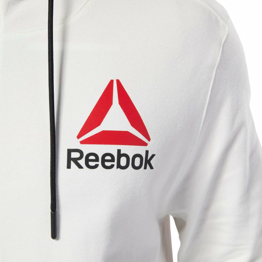 Reebok UFC Fight Night Blank Walkout Hoodie - White, CD8586 5 Reebok UFC Fight Night Blank Walkout Hoodie - White, CD8586 - Image 3