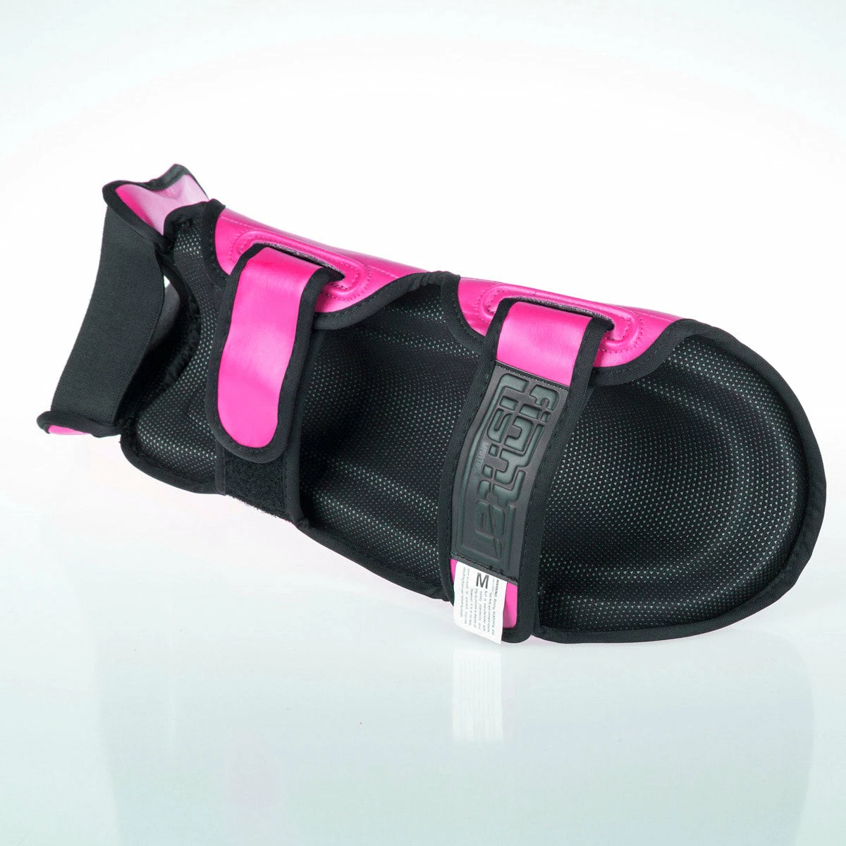 Fighter Shinguards Thai Ergo - Neon Pink/black, FSG-004NPB 4 Fighter Shinguards Thai Ergo - Neon Pink/black, FSG-004NPB - Image 2