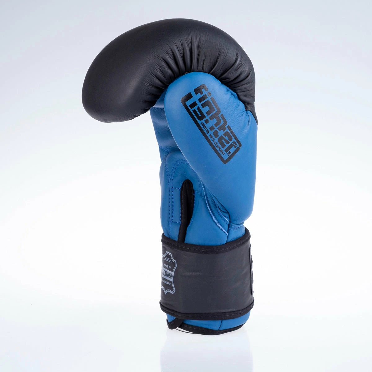 Fighter Boxing Gloves SPLIT- Matt Blue/black, FBG-001BBL 5 Fighter Boxing Gloves SPLIT- Matt Blue/black, FBG-001BBL - Image 3