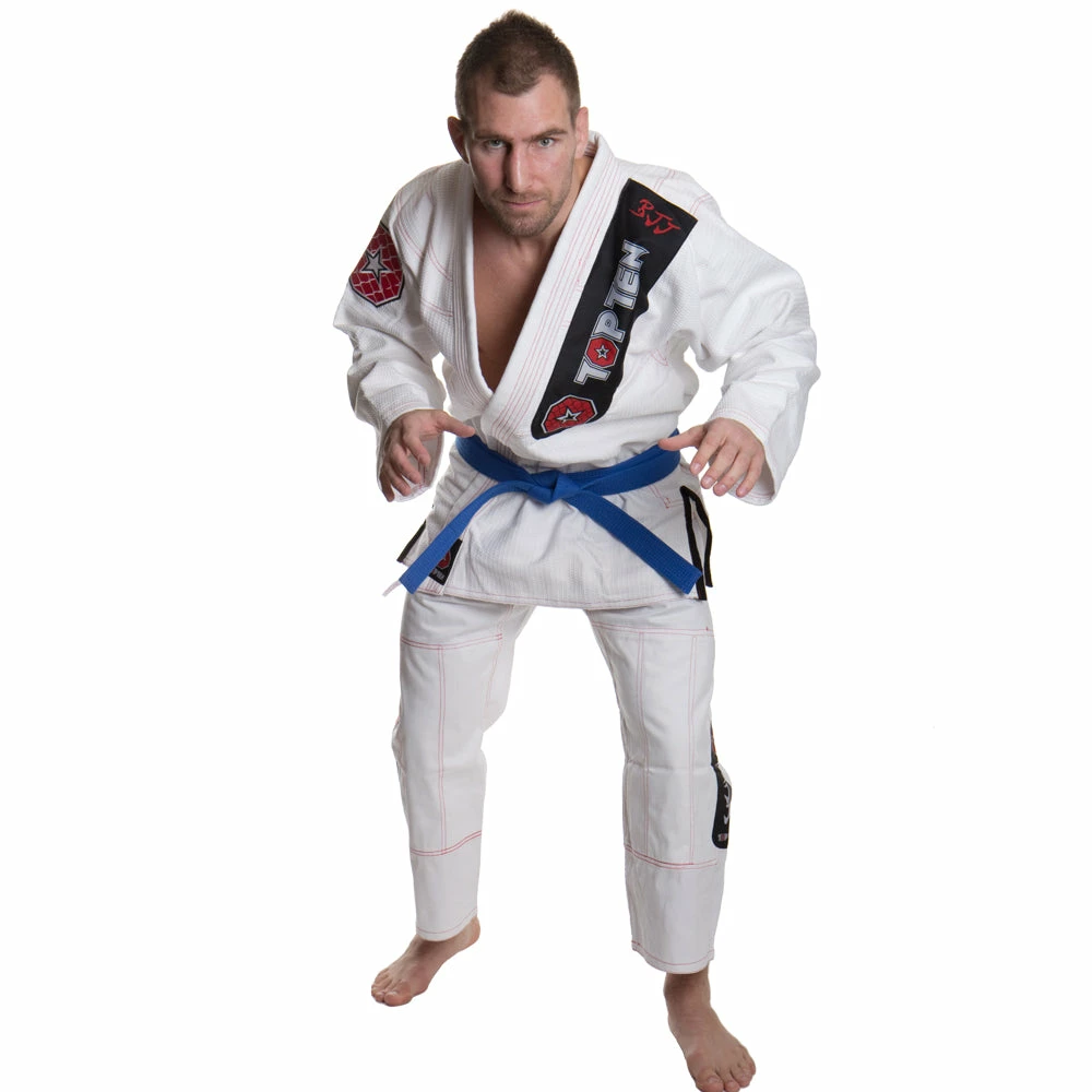 TOP TEN MMA BJJ Uniform - White, 1512-1 3 TOP TEN MMA BJJ Uniform - White, 1512-1