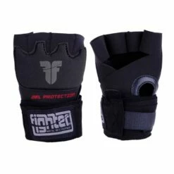 Fighter Gel Hand Wraps - Black, FGWN-001BB