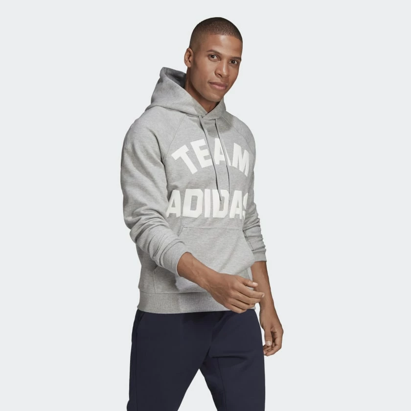 Adidas Hood - Grey, DX7957 6 Adidas Hood - Grey, DX7957 - Image 4