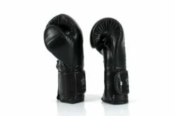 Fairtex Boxing Gloves Booster Series - Black -Fighters Europe Store fairtex booster black on black3