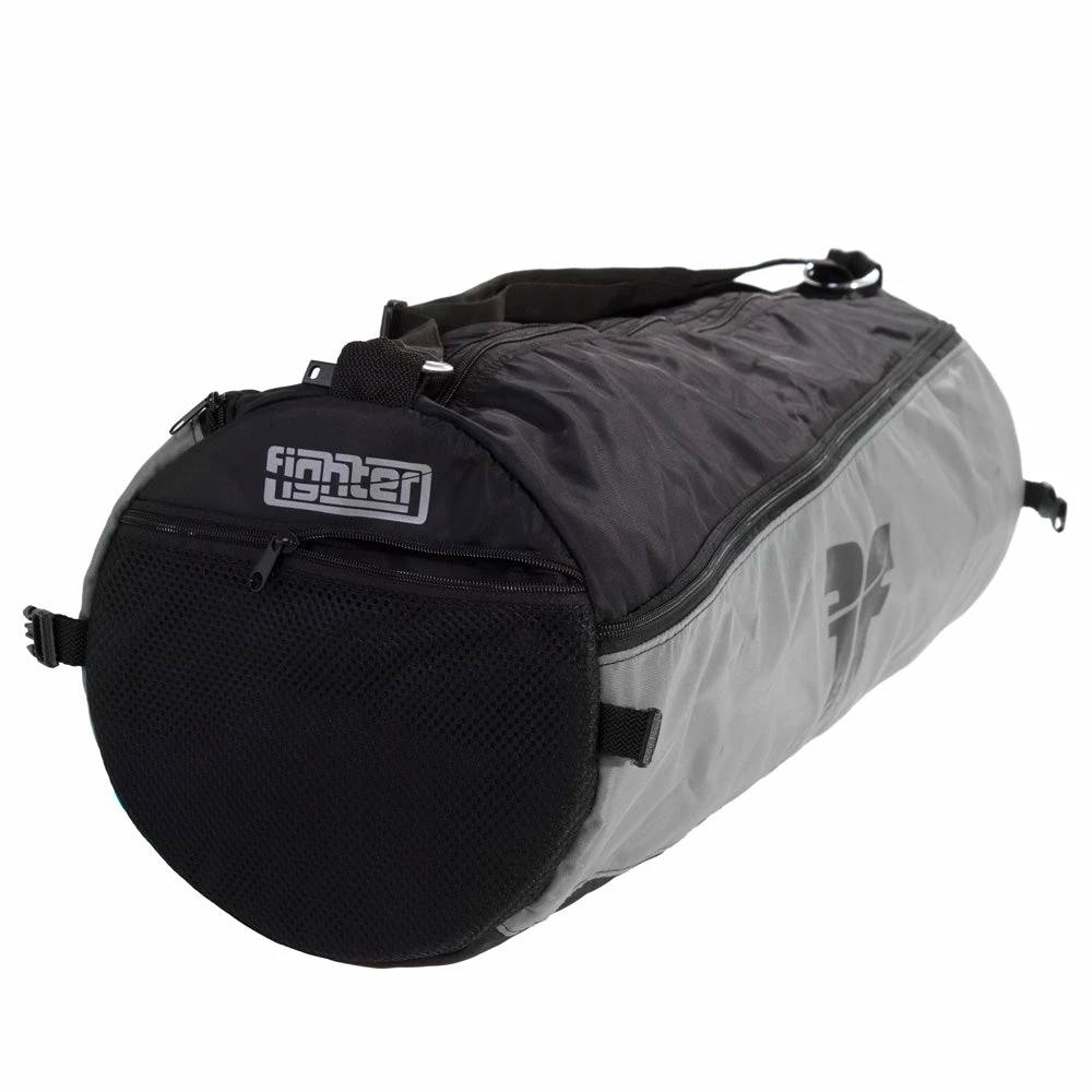 Fighter Roll Gym Bag - Black/gray, FSB-04 6 Fighter Roll Gym Bag - Black/gray, FSB-04 - Image 4