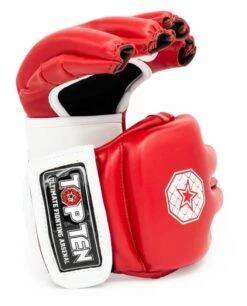 Top Ten MMA Gloves Striking C-Type - Red/white, 23351-41