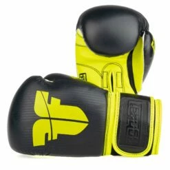 Fighter Boxing Gloves SPEED - Black/neon Yellow, TH1612PUBNY