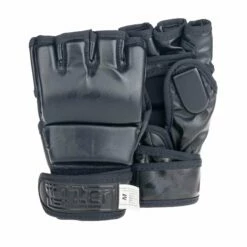 Fighter MMA Gloves Competition - Black Camo, FMG-002CBK