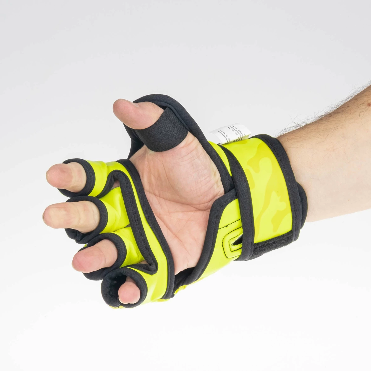 Fighter MMA Gloves Competition - Neon Yellow Camo, FMG-002CNY 8 Fighter MMA Gloves Competition - Neon Yellow Camo, FMG-002CNY - Image 6