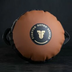 Fighter Round Retro Belly Target - Brown -Fighters Europe Store fighter belly target10