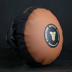 Fighter Round Retro Belly Target - Brown -Fighters Europe Store fighter belly target11