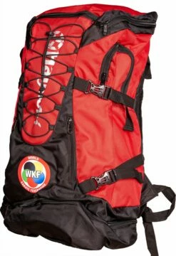 Hayashi WKF Giant Backpack - 8011-4 -Fighters Europe Store hayashi backpack giant black red 8011 right
