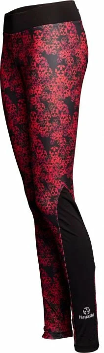 Hayashi Flowers Leggings - Red/black