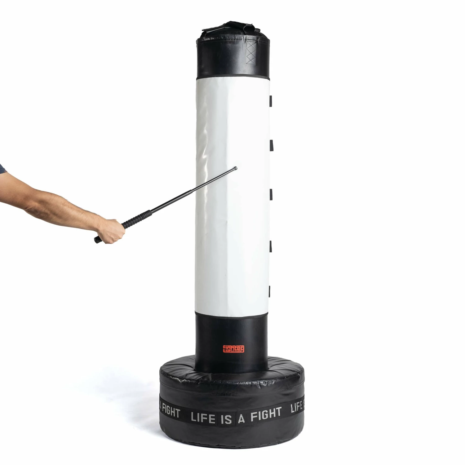 Fighter Baton Protective Sleeve For Punching Bag - White 3 Fighter Baton Protective Sleeve For Punching Bag - White