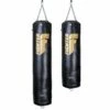 Fighter Boxing Bag Professional; 150cm & 180cm, Diameter 36cm - Black/gold