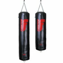 Fighter Boxing Bag Professional 150 & 180cm, Diameter 36cm - Black/red