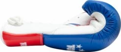 Top Ten Classic Lace Up Boxing Gloves - Tricolor -Fighters Europe Store top ten gloves profi tricolor blue red 20183 side2 1