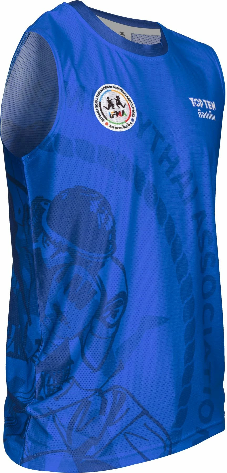 Top Ten Competition Shirt IFMA Salamaa - Blue 4 Top Ten Competition Shirt IFMA Salamaa - Blue - Image 2