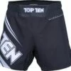 Top Ten MMA Shorts Fight Team - Black -Fighters Europe Store top ten mma short fight team black 18154 a front 1