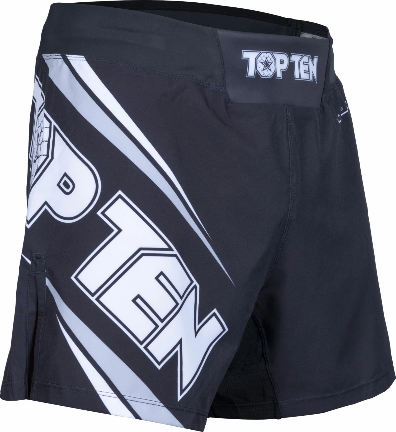 Top Ten MMA Shorts Fight Team - Black 4 Top Ten MMA Shorts Fight Team - Black - Image 2