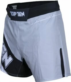 Top Ten MMA Shorts Fight Team - Gray -Fighters Europe Store top ten mma short fight team gray 18154 b right 2