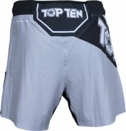 Top Ten MMA Shorts Fight Team - Gray -Fighters Europe Store top ten mma short fight team gray 18154 c rear 2