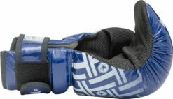 Top Ten Open Gloves "Glossy Block Prism"- Blue -Fighters Europe Store top ten pointfighter prism blue 21658 detail side 2 1