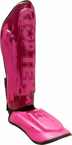 Top Ten Shin- And Instep Guard “Power Ink” - Pink -Fighters Europe Store top ten shin guard power ink pink 32194 left 1