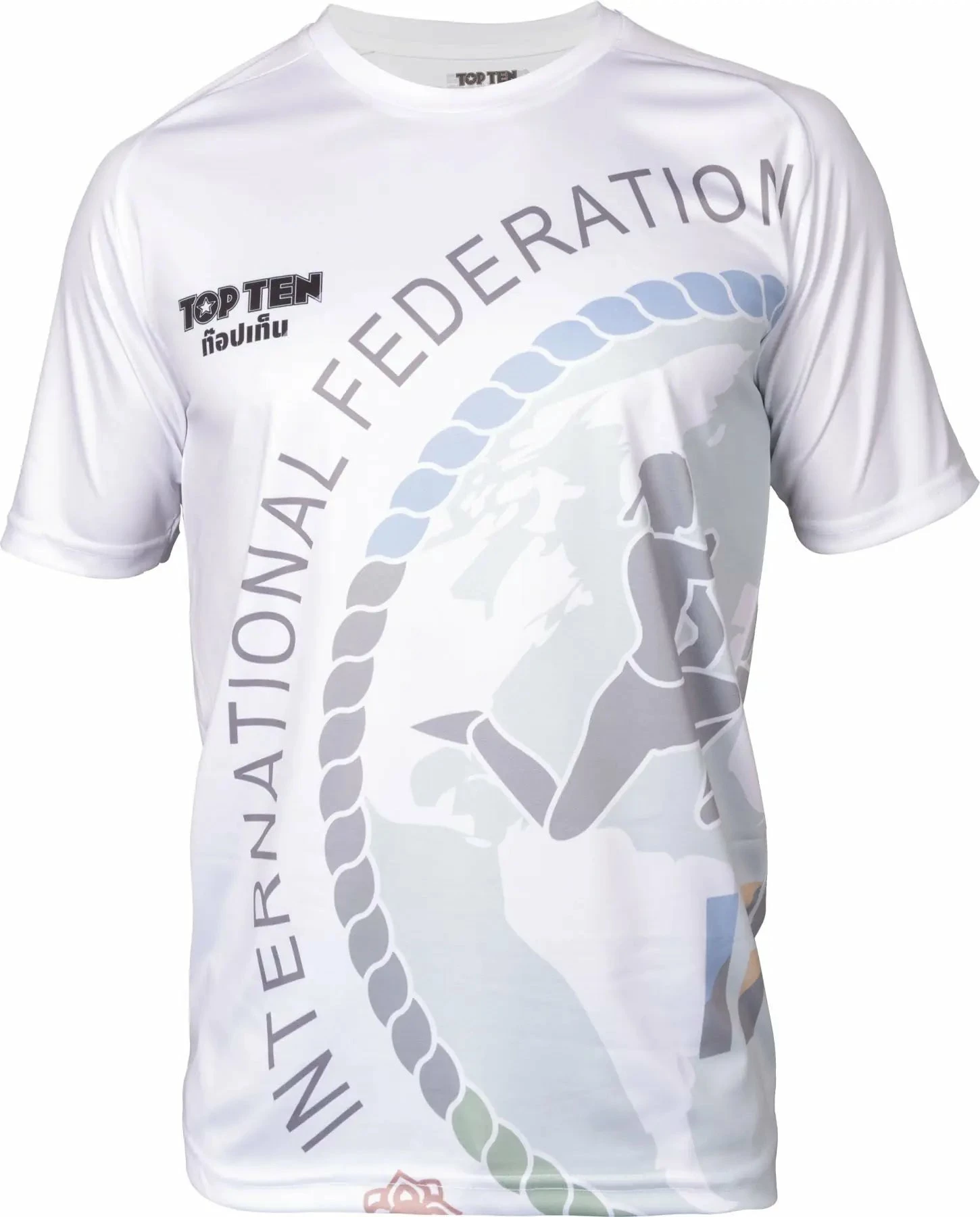 Top Ten IFMA Training T-Shirt Royal Muay - White 3 Top Ten IFMA Training T-Shirt Royal Muay - White