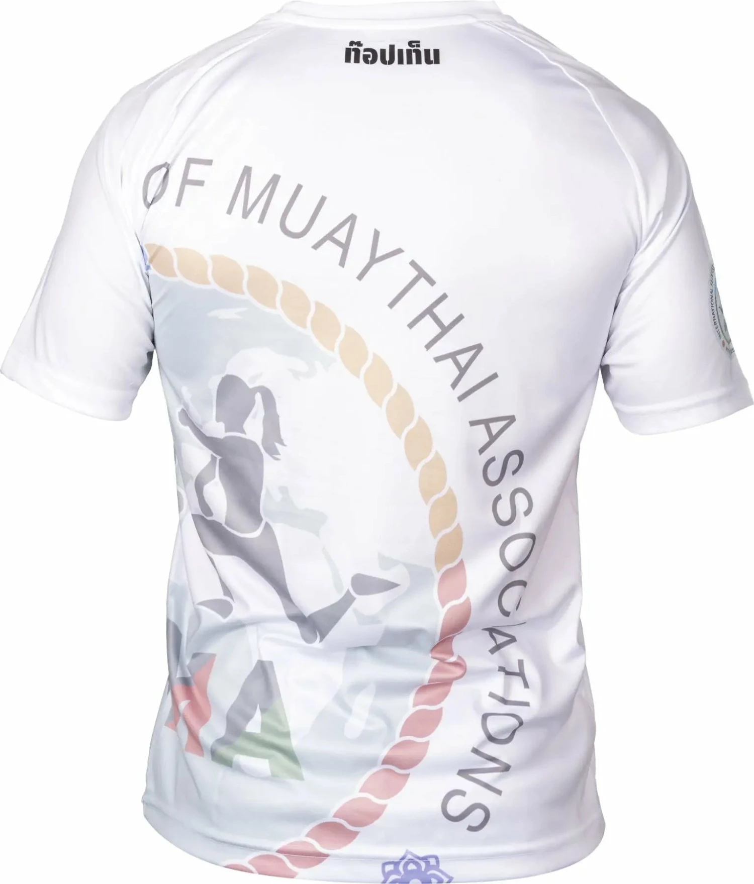 Top Ten IFMA Training T-Shirt Royal Muay - White 4 Top Ten IFMA Training T-Shirt Royal Muay - White - Image 2