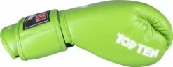 Top Ten IFMA Boxing Gloves Ajarn PU - Green 11 Top Ten IFMA Boxing Gloves Ajarn PU - Green -Fighters Europe Store top ten thaiboxing gloves ifma ajarn pu black green 22193 c side2 3