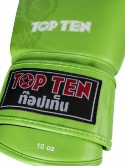 Top Ten IFMA Boxing Gloves Ajarn PU - Green 14 Top Ten IFMA Boxing Gloves Ajarn PU - Green -Fighters Europe Store top ten thaiboxing gloves ifma ajarn pu black green 22193 f detail1 3